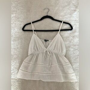 Wild Fable White Babydoll Top